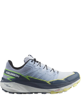 Salomon: Серые кроссовки 
