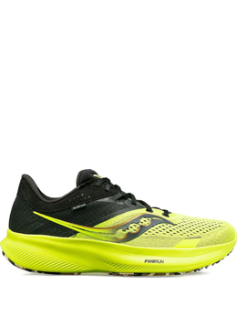 Saucony: Чёрные кроссовки 