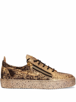 Giuseppe Zanotti: Золотые кеды  Frankie