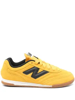 New Balance: Жёлтые кроссовки 