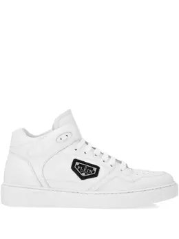Philipp Plein: Белые кроссовки 