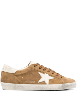 Golden Goose: Коричневые кроссовки  Super Star