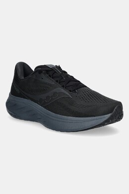Saucony: Чёрные кроссовки 