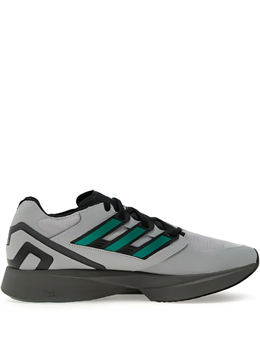 Adidas: Серебристые кроссовки 