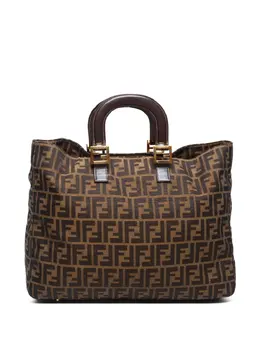 Fendi Pre-Owned: Коричневая сумка-шоппер 