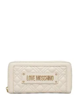 Love Moschino: Бежевый кошелёк 