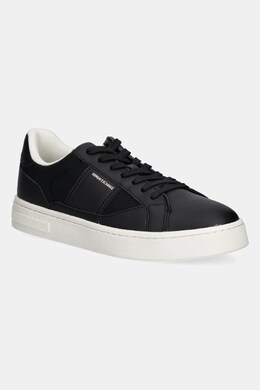Armani Exchange: Чёрные кроссовки 