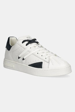 Armani Exchange: Белые кроссовки 