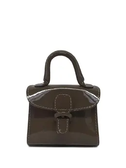 Delvaux: Коричневая сумка-шоппер 