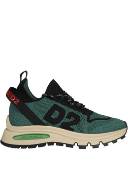 Dsquared2: Зелёные кроссовки  Run DS2