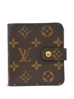 Louis Vuitton Pre-Owned: Коричневый кошелёк 