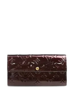Louis Vuitton Pre-Owned: Тёмный кошелёк 