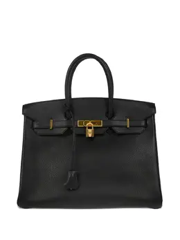 Hermès Pre-Owned: Чёрная сумка-шоппер 