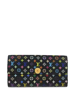 Louis Vuitton Pre-Owned: Чёрный кошелёк 
