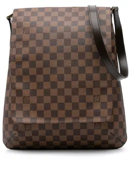 Louis Vuitton Pre-Owned: Коричневая сумка через плечо 