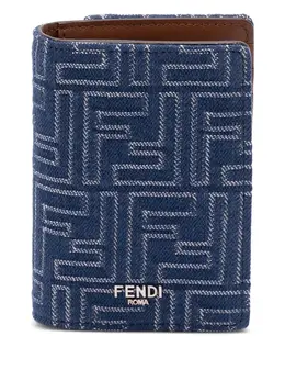 FENDI: Синий кошелёк  FF