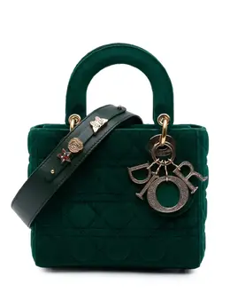 Christian Dior Pre-Owned: Зелёная сумка 