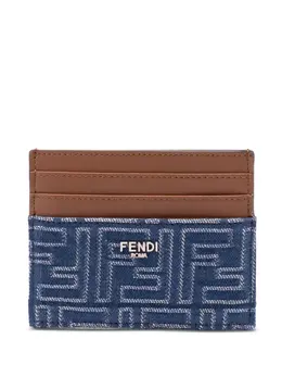 FENDI: Синий картхолдер  FF