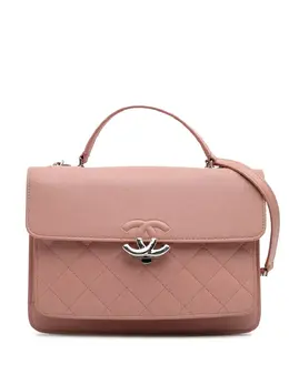 CHANEL Pre-Owned: Розовая сумка 