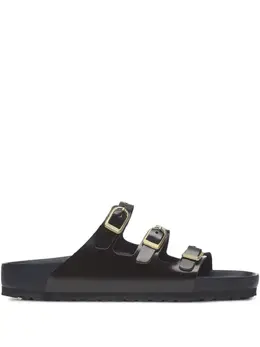 Birkenstock: Чёрные сандалии  Florida
