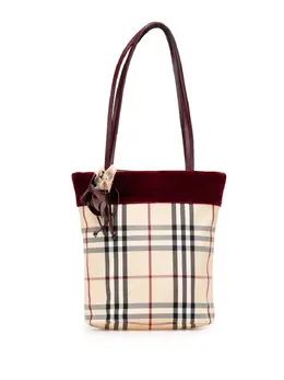 Burberry Pre-Owned: Красная сумка-шоппер 