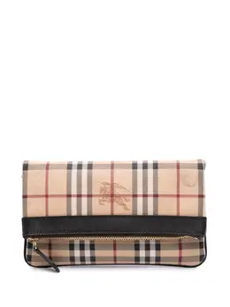 Burberry Pre-Owned: Коричневый клатч 