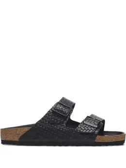 Birkenstock: Чёрные сандалии 