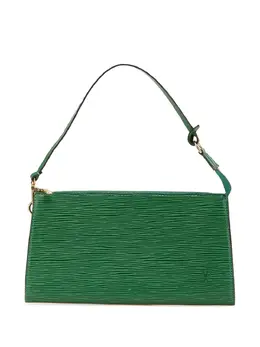 Louis Vuitton Pre-Owned: Зелёная сумка 