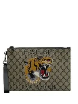 Gucci Pre-Owned: Коричневый клатч 