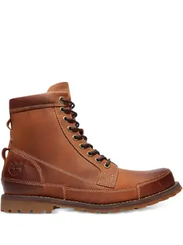 Timberland: Коричневые ботинки 