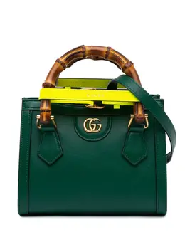Gucci Pre-Owned: Зелёная сумка 