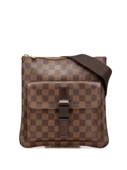 Louis Vuitton Pre-Owned: Коричневая сумка через плечо 