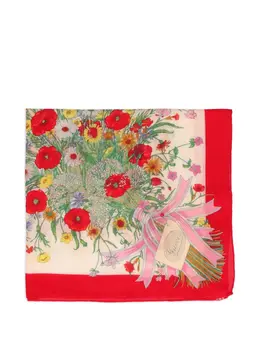 Gucci Pre-Owned: Шарф с принтом 