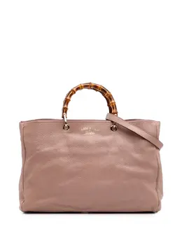 Gucci Pre-Owned: Розовая сумка-шоппер 