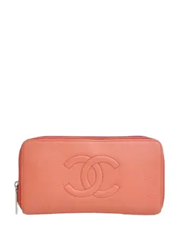 CHANEL Pre-Owned: Оранжевый кошелёк 