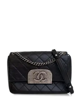 CHANEL Pre-Owned: Чёрная сумка через плечо 
