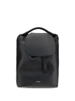 LOEWE: Чёрный рюкзак  Flamenco