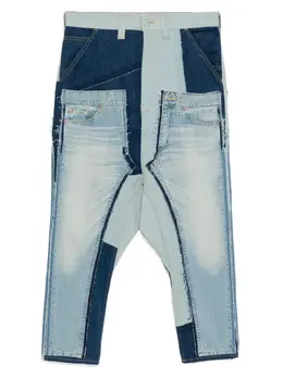 Junya Watanabe MAN: Голубые джинсы 