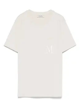 'S Max Mara: Светлая футболка 