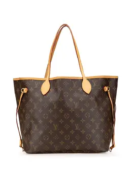 Louis Vuitton Pre-Owned: Коричневая сумка-шоппер 