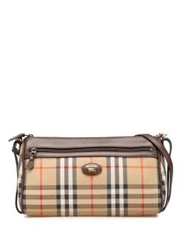 Burberry Pre-Owned: Коричневая сумка через плечо 