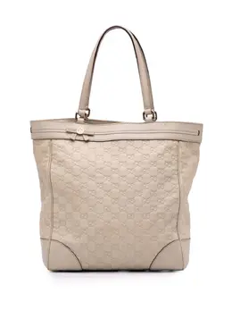 Gucci Pre-Owned: Коричневая сумка-шоппер 