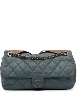 CHANEL Pre-Owned: Голубая сумка 