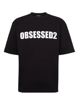 DSQUARED2: Чёрная футболка 