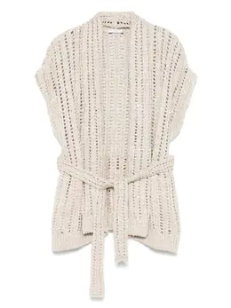 Brunello Cucinelli: Бежевый кардиган 