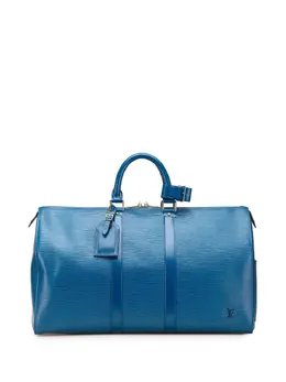 Louis Vuitton Pre-Owned: Голубая сумка 