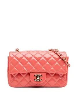 CHANEL Pre-Owned: Розовая сумка через плечо 
