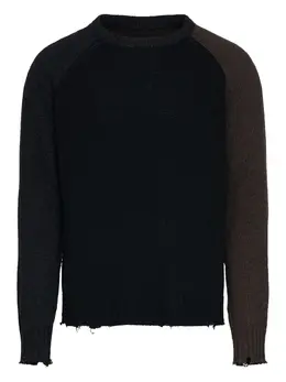 MM6 Maison Margiela: Рваный свитер 