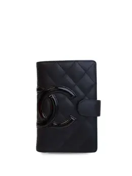 CHANEL Pre-Owned: Чёрный кошелёк 
