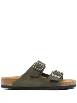 Birkenstock: Зелёные сандалии  Arizona